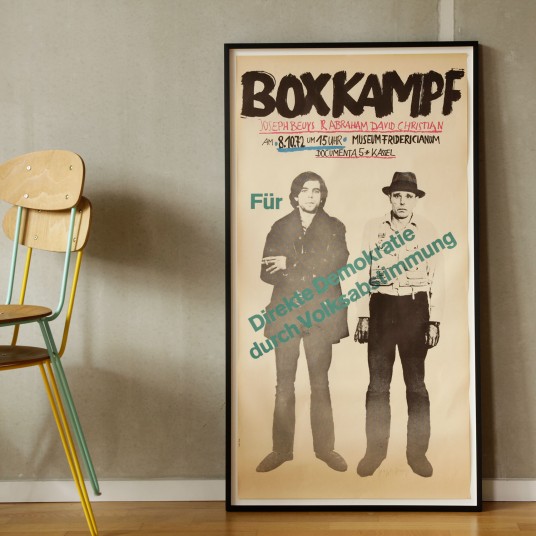 Beuys boxt für Direkte Demokratie