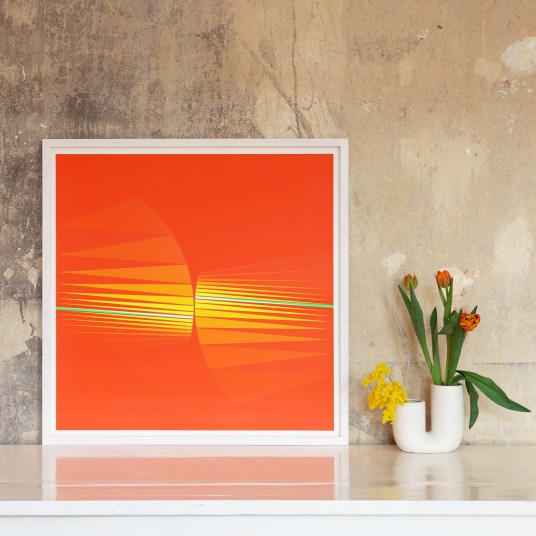 Gegenfächer (orange)