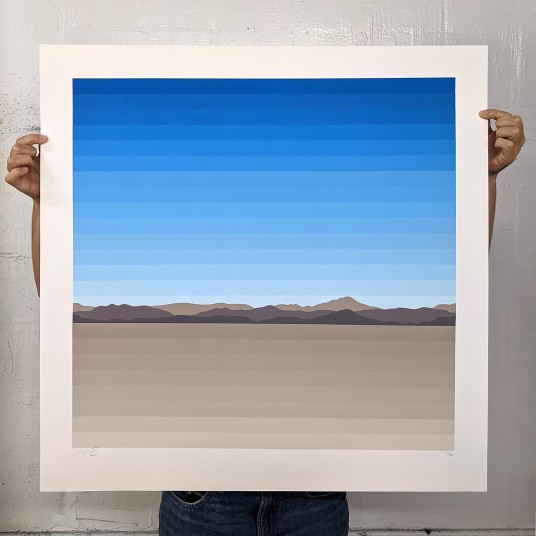 Mojave Desert In 26 Horizontal Colors