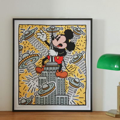 Aus der Serie "Mickey Mouse American Art" - Keith Haring