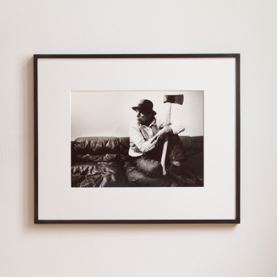Joseph Beuys in seiner Düsseldorfer Wohnung