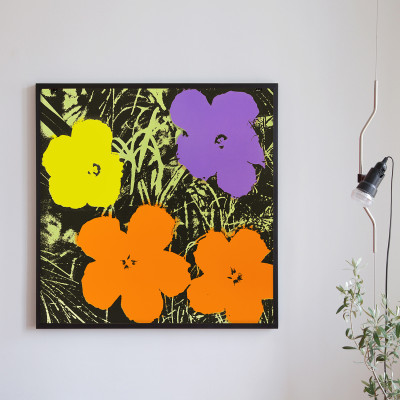 Warhols Sunday B.Morning Edition / Flowers Ocker Gelb Flieder