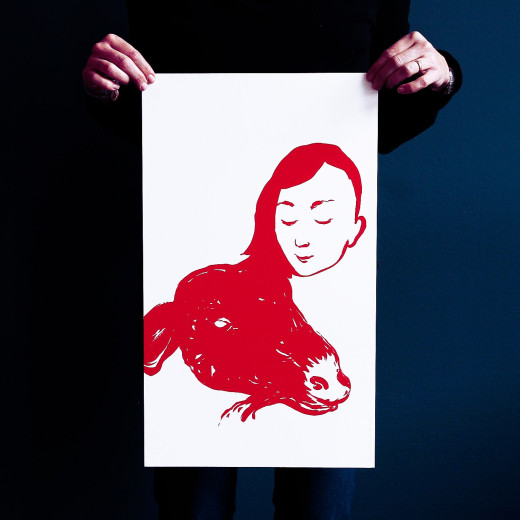 Françoise Pétrovitch, Rougir (tête boeuf)