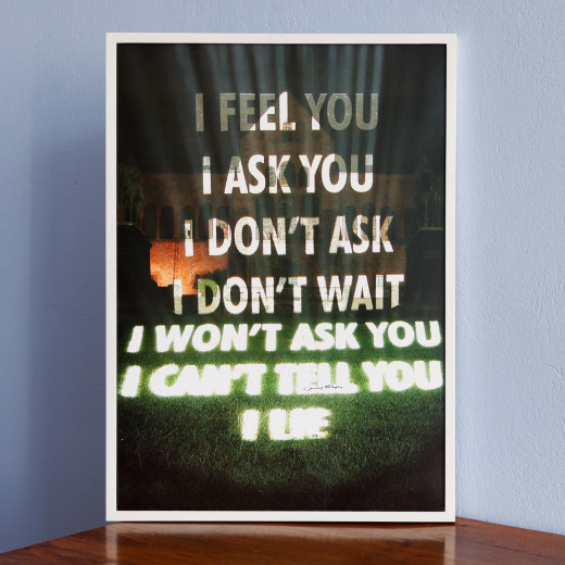 Jenny Holzer, Kaiserpfalz (Xenon Lichtprojektion 2002)