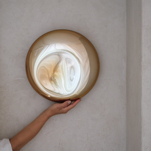 Milena Kling, Contemporary Mirror Sculpture Marron