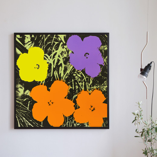 Andy Warhol, Warhols Sunday B.Morning Edition / Flowers Ocker Gelb Flieder
