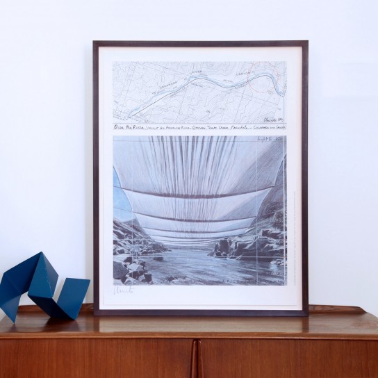 Christo & Jeanne-Claude, Over the River II (Underneath)